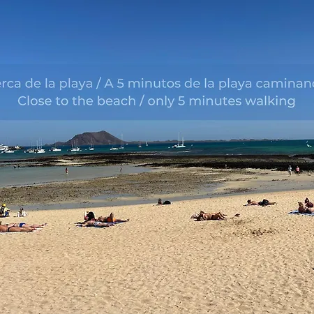 Caramel Cookie Con Piscina, Doble Terraza, Parking Y Wifi Corralejo